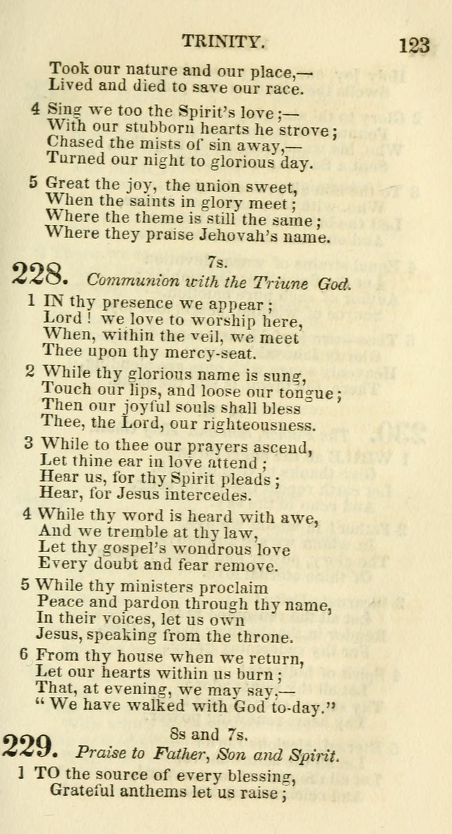 Social Psalmist: or hymns, selected for the private use and social meetings of evangelical Christians page 127