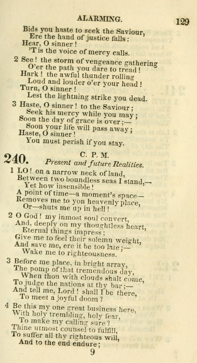 Social Psalmist: or hymns, selected for the private use and social meetings of evangelical Christians page 133