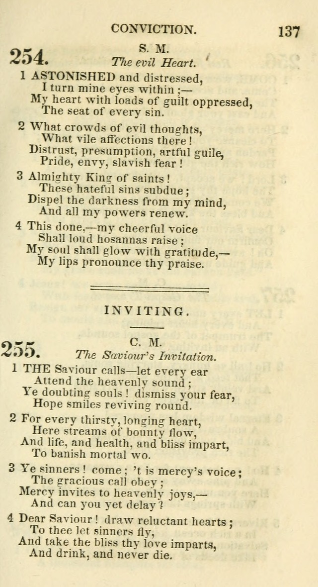 Social Psalmist: or hymns, selected for the private use and social meetings of evangelical Christians page 143