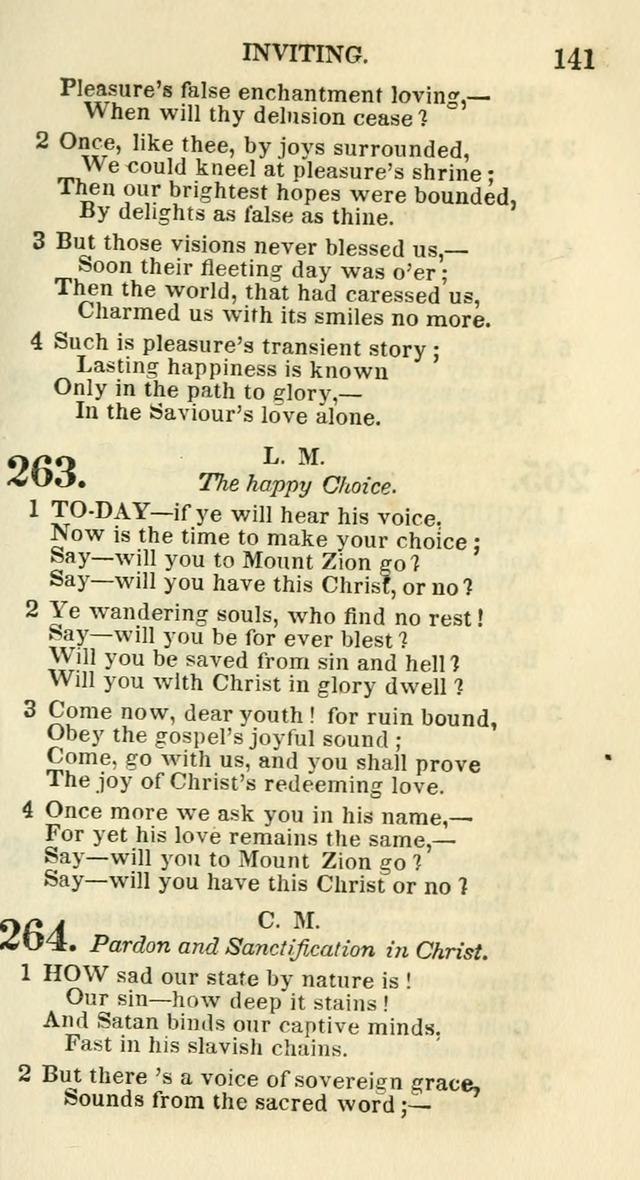 Social Psalmist: or hymns, selected for the private use and social meetings of evangelical Christians page 147