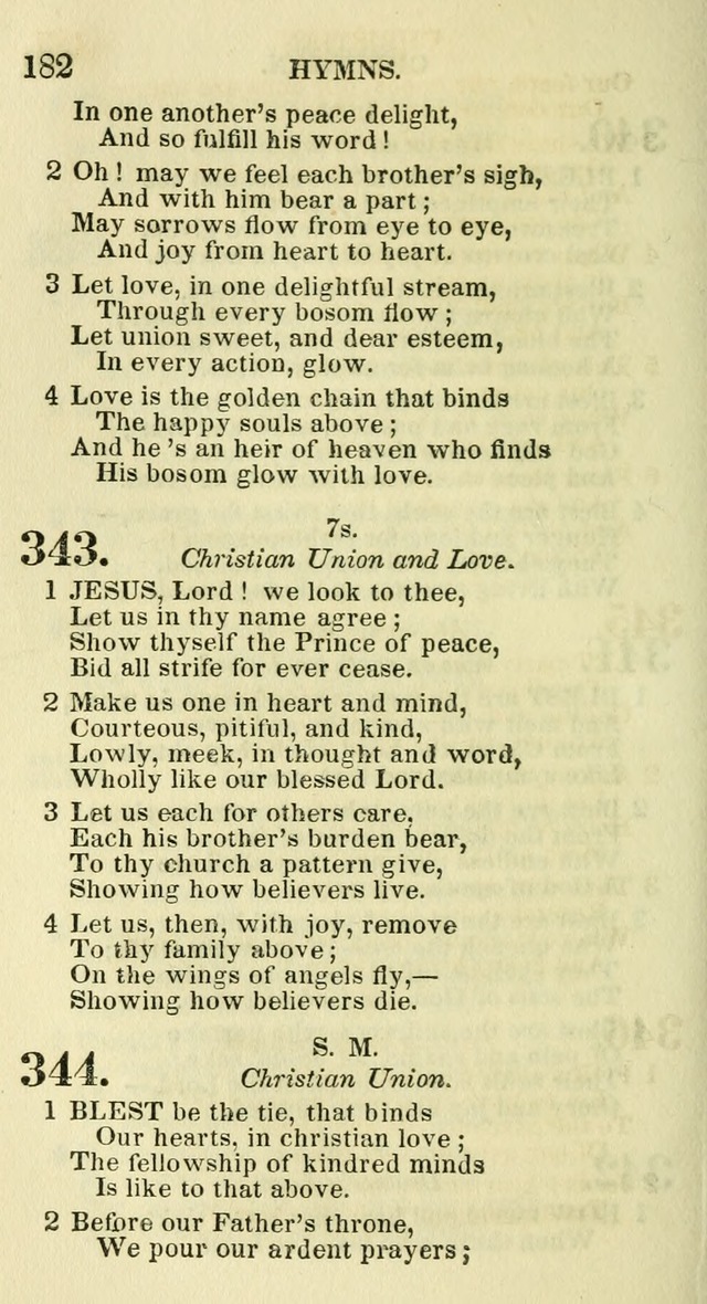 Social Psalmist: or hymns, selected for the private use and social meetings of evangelical Christians page 188