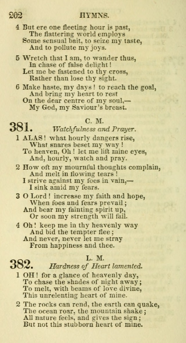 Social Psalmist: or hymns, selected for the private use and social meetings of evangelical Christians page 208