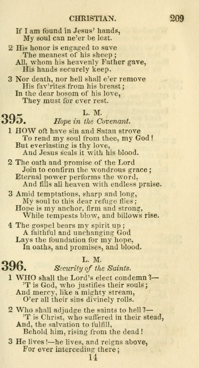 Social Psalmist: or hymns, selected for the private use and social meetings of evangelical Christians page 215