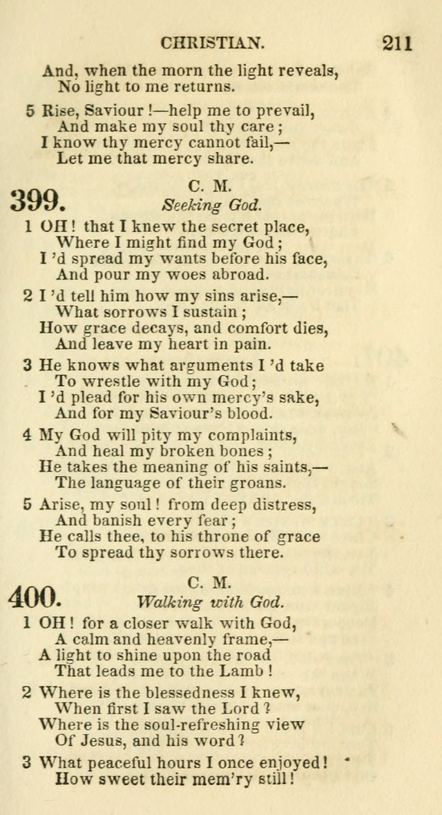 Social Psalmist: or hymns, selected for the private use and social meetings of evangelical Christians page 217