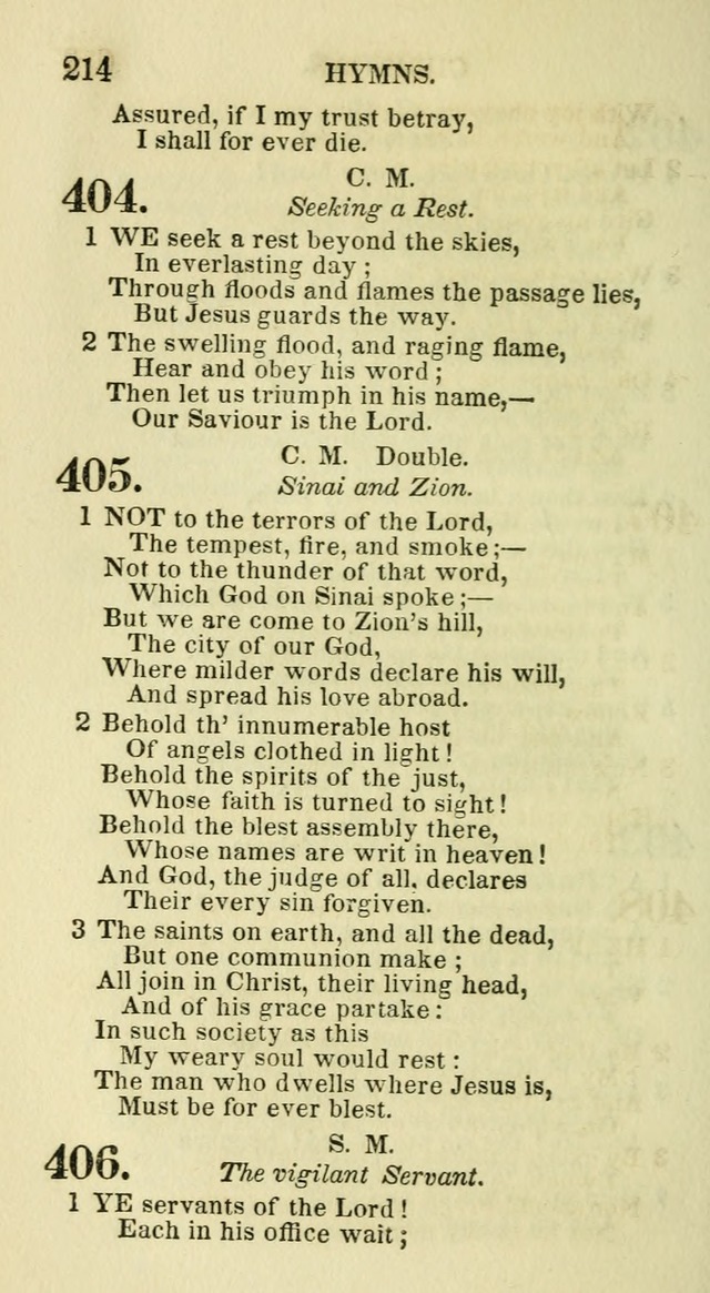 Social Psalmist: or hymns, selected for the private use and social meetings of evangelical Christians page 220