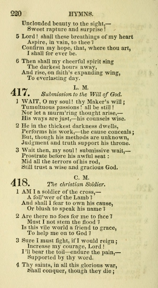 Social Psalmist: or hymns, selected for the private use and social meetings of evangelical Christians page 226