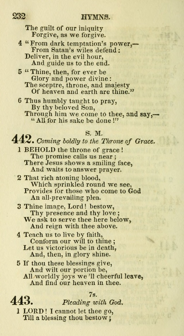 Social Psalmist: or hymns, selected for the private use and social meetings of evangelical Christians page 238