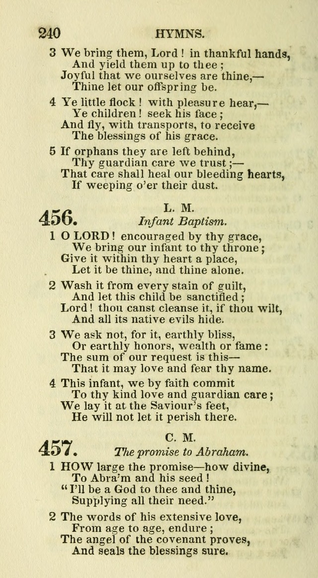 Social Psalmist: or hymns, selected for the private use and social meetings of evangelical Christians page 248