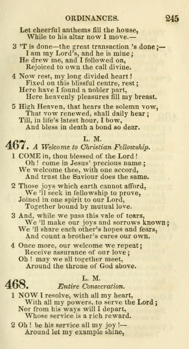 Social Psalmist: or hymns, selected for the private use and social meetings of evangelical Christians page 253