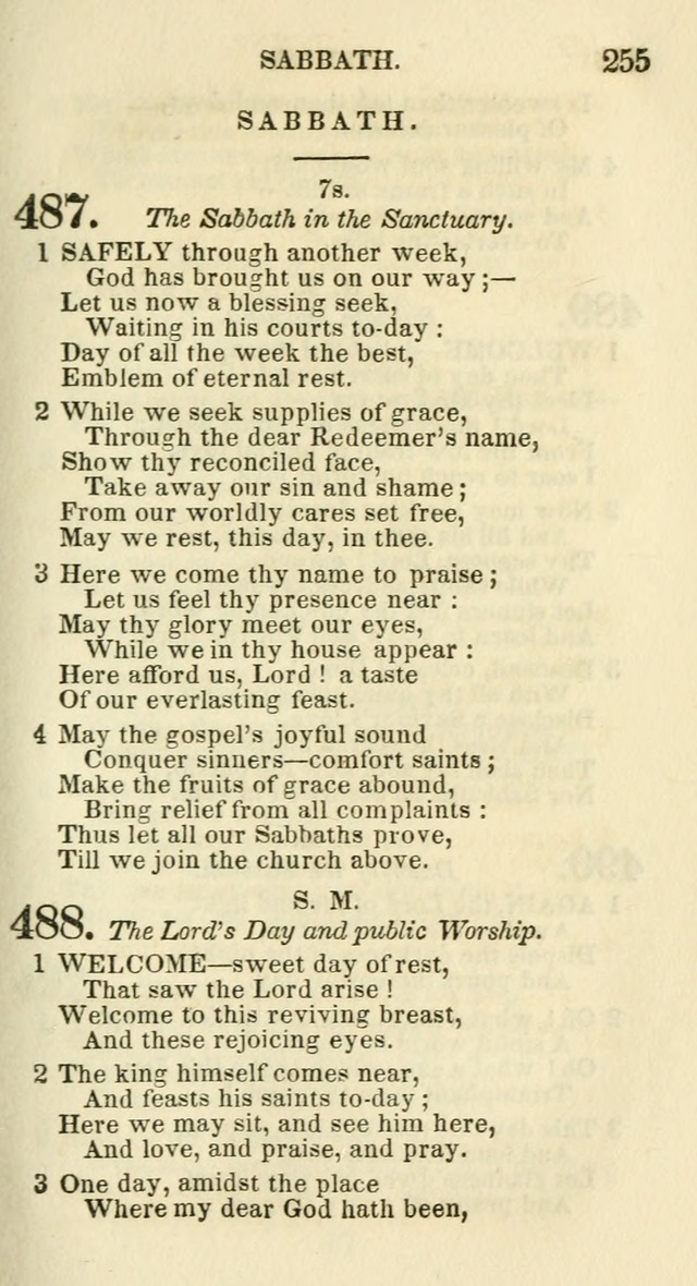 Social Psalmist: or hymns, selected for the private use and social meetings of evangelical Christians page 265