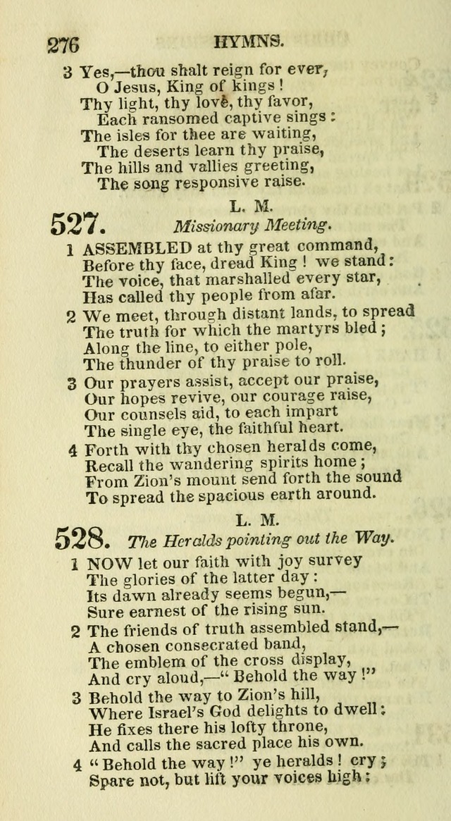 Social Psalmist: or hymns, selected for the private use and social meetings of evangelical Christians page 290