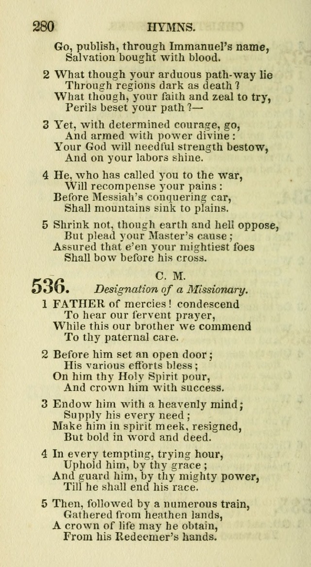 Social Psalmist: or hymns, selected for the private use and social meetings of evangelical Christians page 294