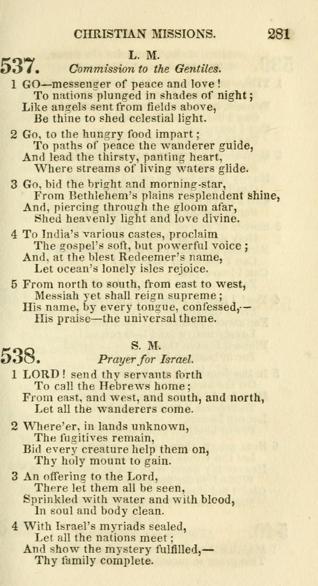 Social Psalmist: or hymns, selected for the private use and social meetings of evangelical Christians page 295