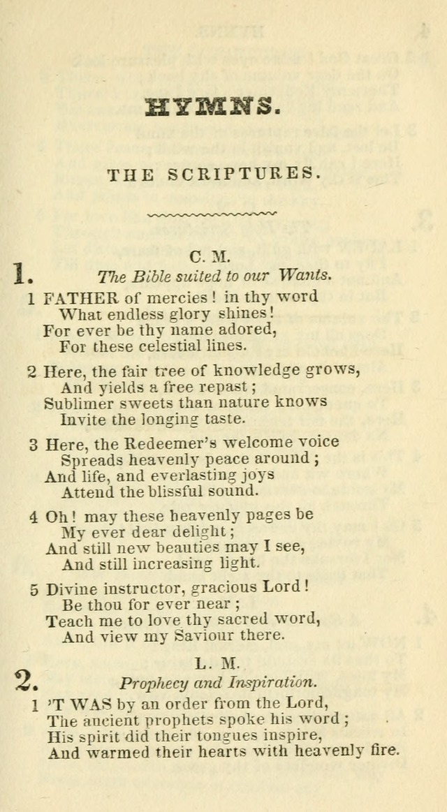 Social Psalmist: or hymns, selected for the private use and social meetings of evangelical Christians page 3