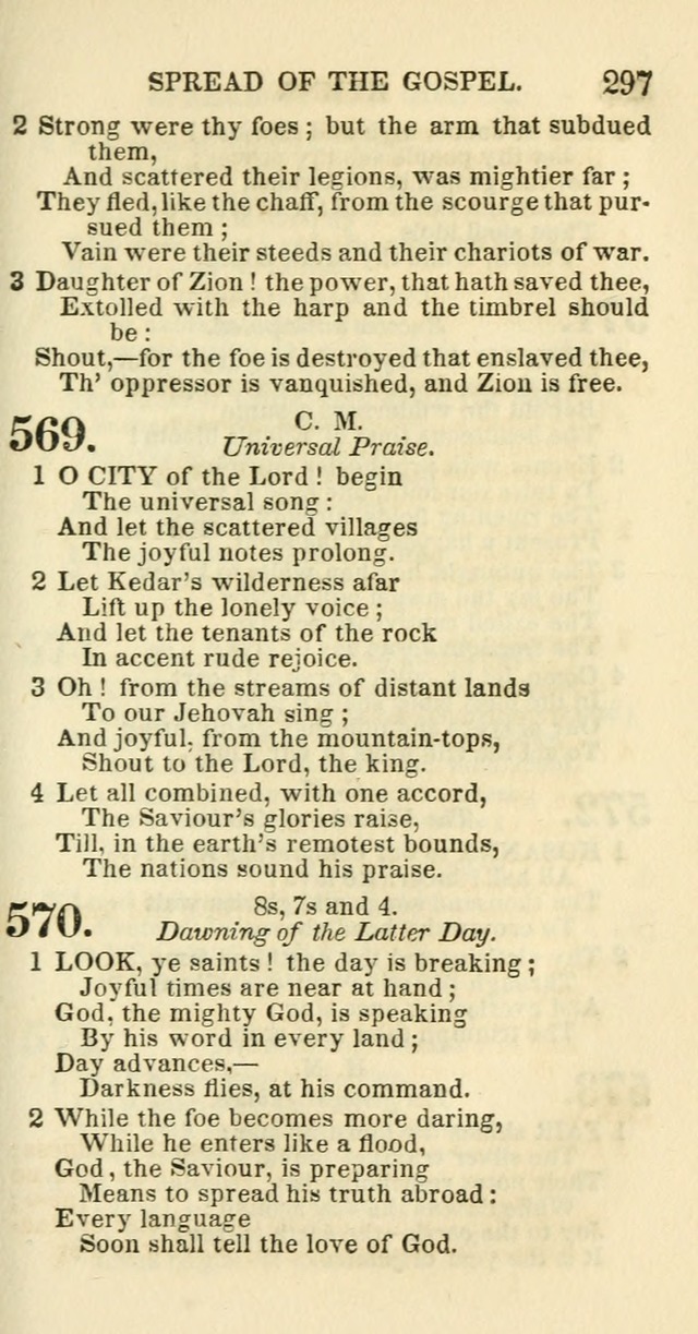 Social Psalmist: or hymns, selected for the private use and social meetings of evangelical Christians page 313