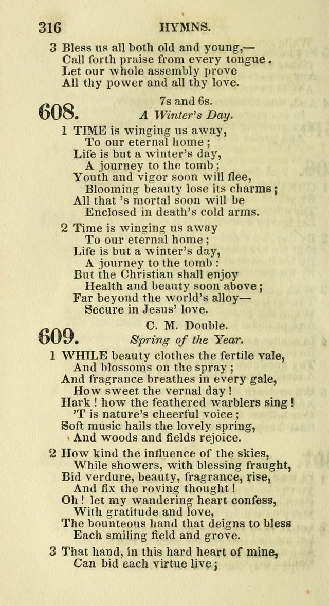 Social Psalmist: or hymns, selected for the private use and social meetings of evangelical Christians page 332