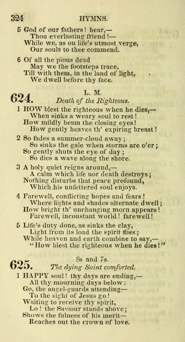 Social Psalmist: or hymns, selected for the private use and social meetings of evangelical Christians page 340