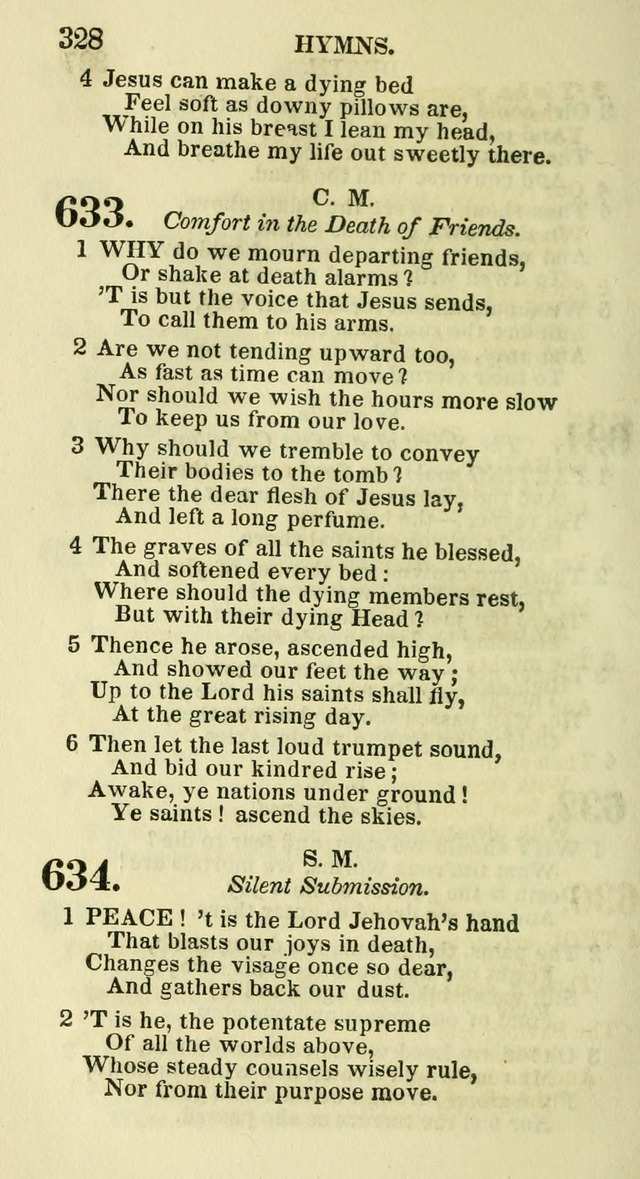 Social Psalmist: or hymns, selected for the private use and social meetings of evangelical Christians page 344