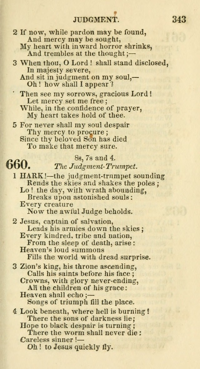 Social Psalmist: or hymns, selected for the private use and social meetings of evangelical Christians page 359