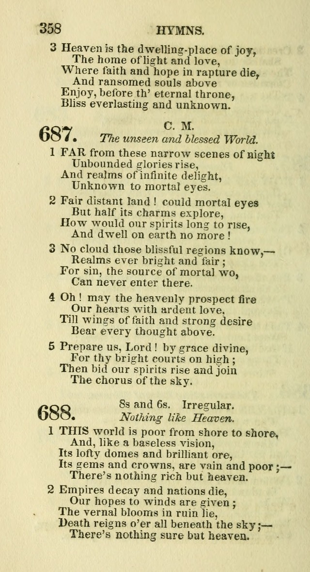 Social Psalmist: or hymns, selected for the private use and social meetings of evangelical Christians page 374