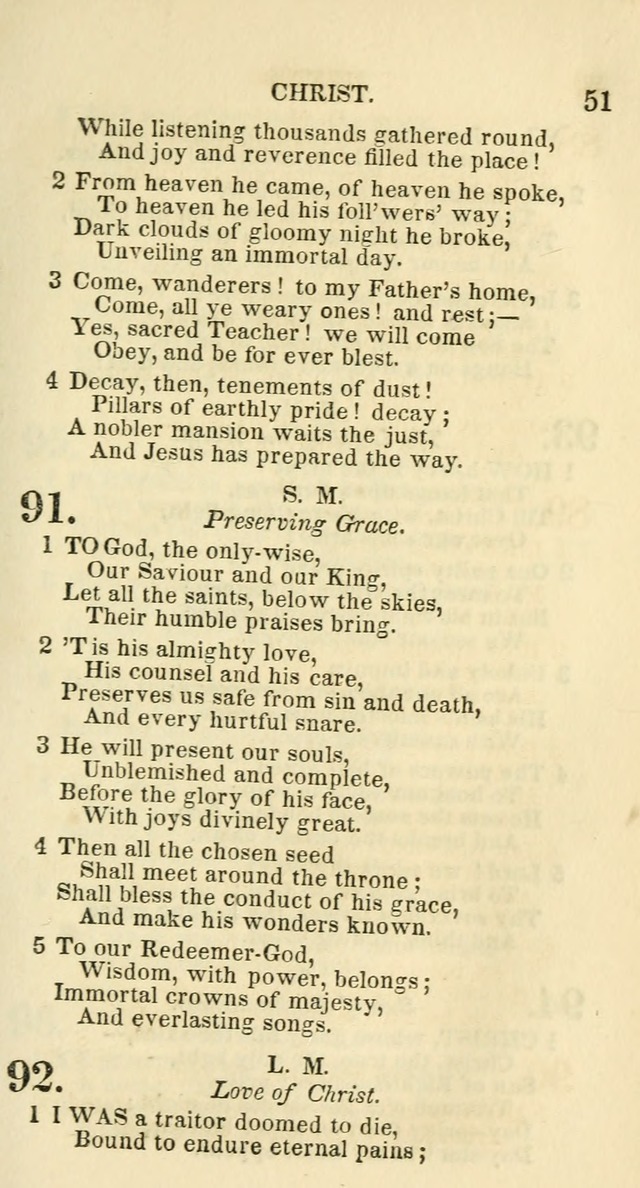 Social Psalmist: or hymns, selected for the private use and social meetings of evangelical Christians page 53