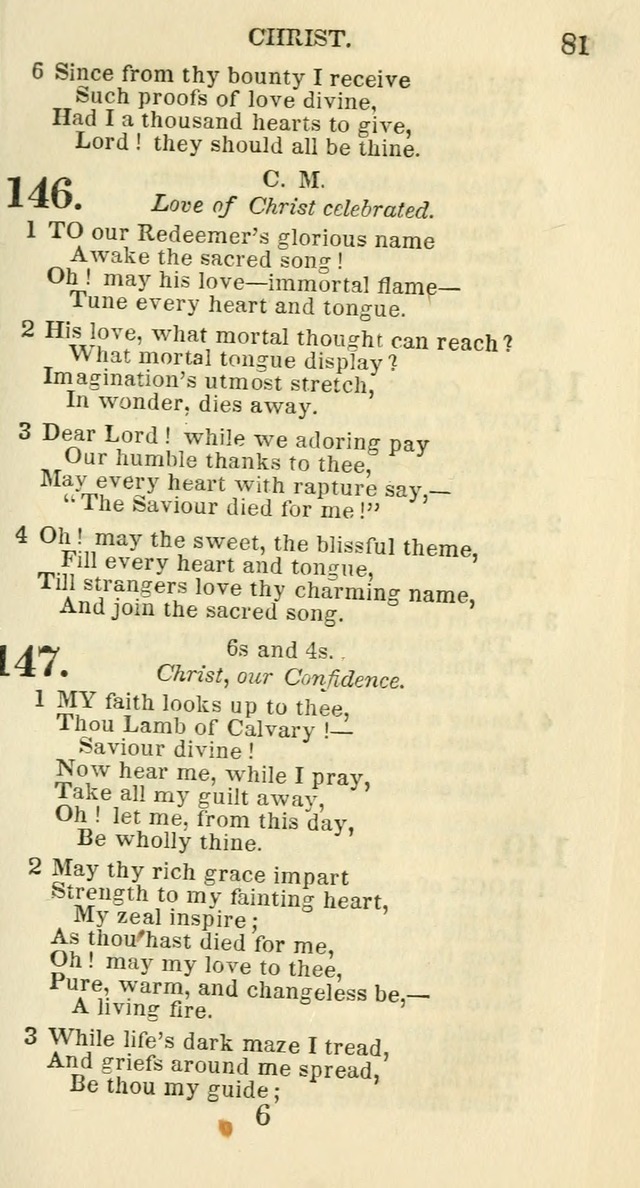 Social Psalmist: or hymns, selected for the private use and social meetings of evangelical Christians page 83