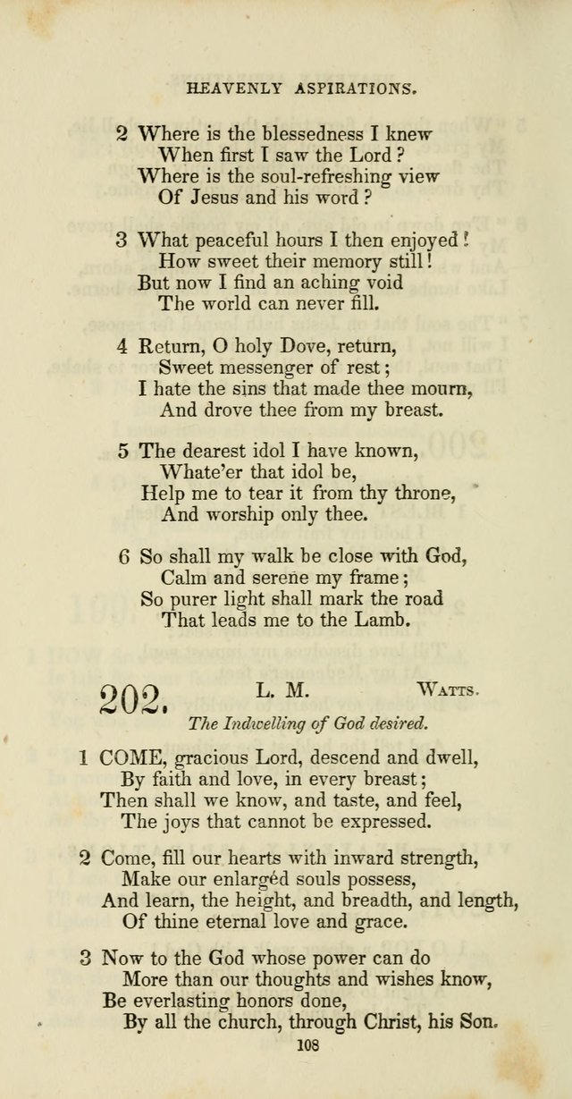 The Social Psalmist: a new selection of hymns for conference meetings and family worship page 108