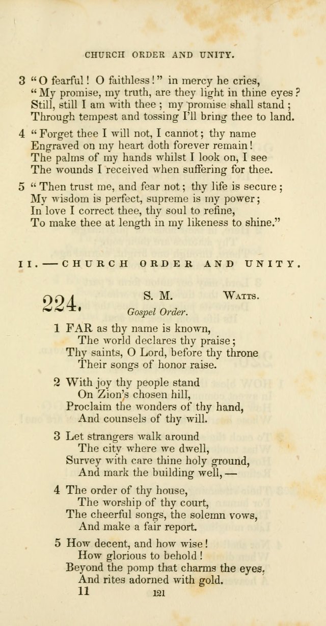 The Social Psalmist: a new selection of hymns for conference meetings and family worship page 121