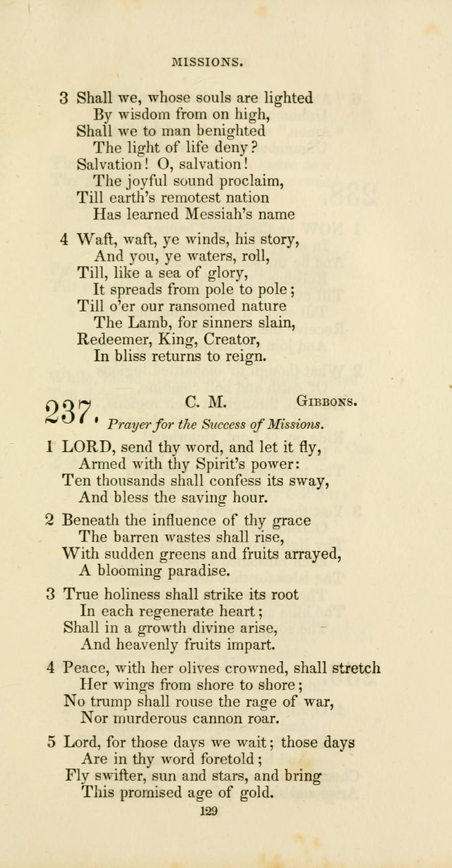 The Social Psalmist: a new selection of hymns for conference meetings and family worship page 129