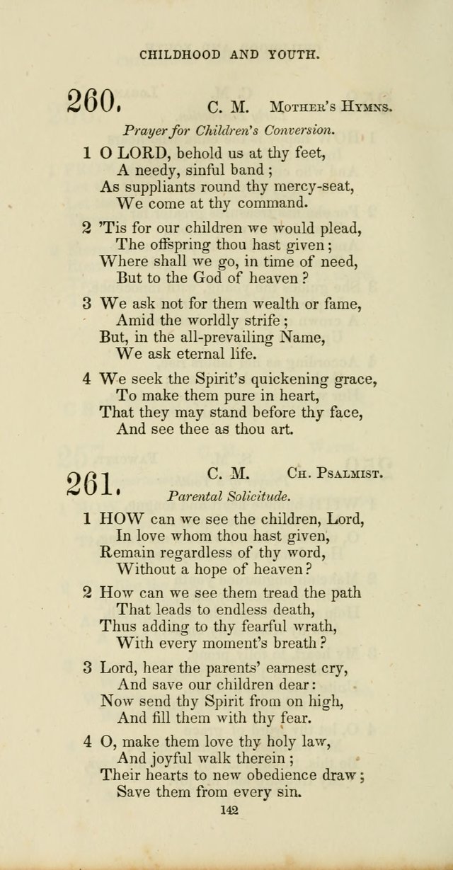 The Social Psalmist: a new selection of hymns for conference meetings and family worship page 142