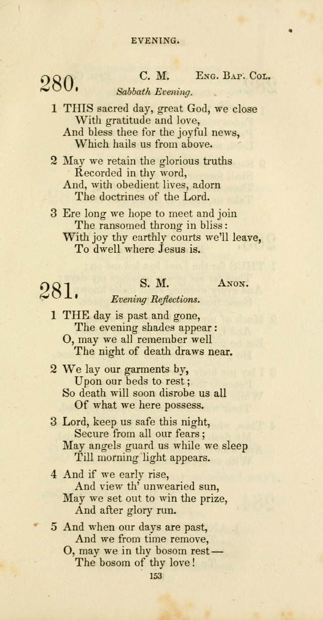 The Social Psalmist: a new selection of hymns for conference meetings and family worship page 153