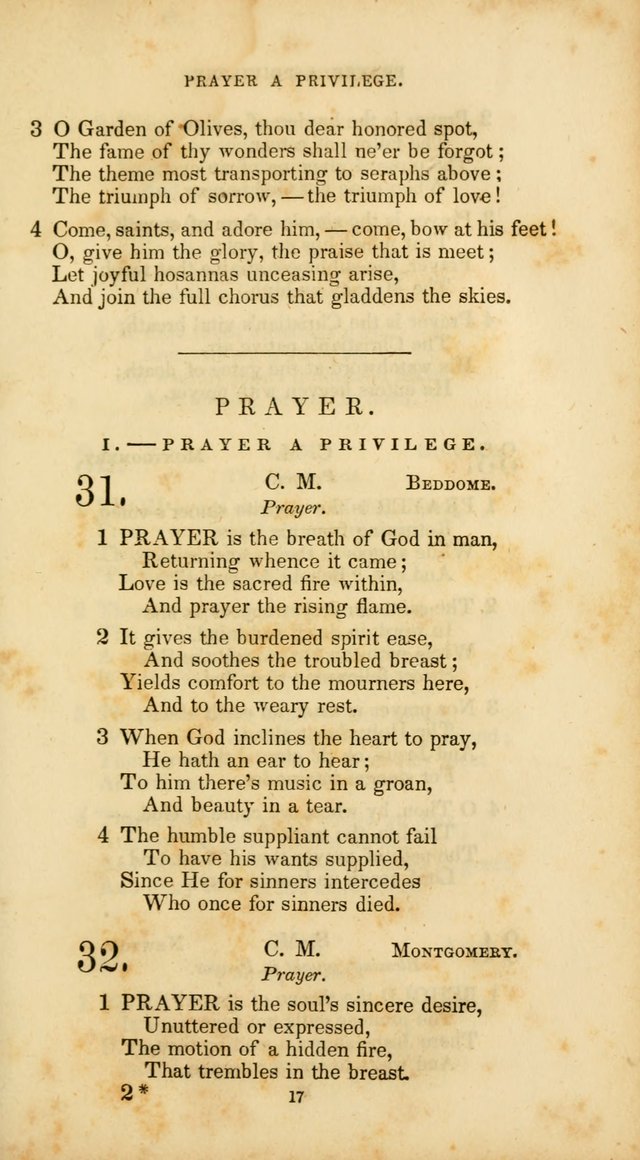 The Social Psalmist: a new selection of hymns for conference meetings and family worship page 17