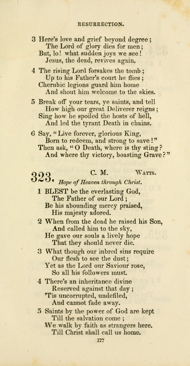 The Social Psalmist: a new selection of hymns for conference meetings and family worship page 177