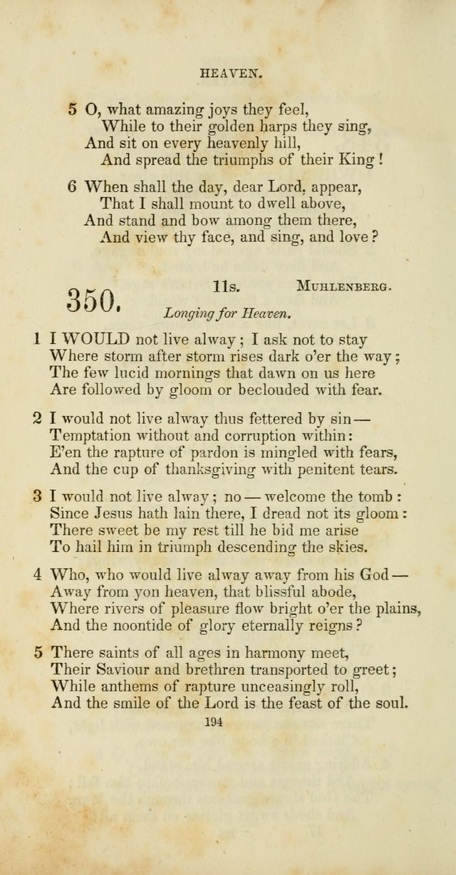 The Social Psalmist: a new selection of hymns for conference meetings and family worship page 194