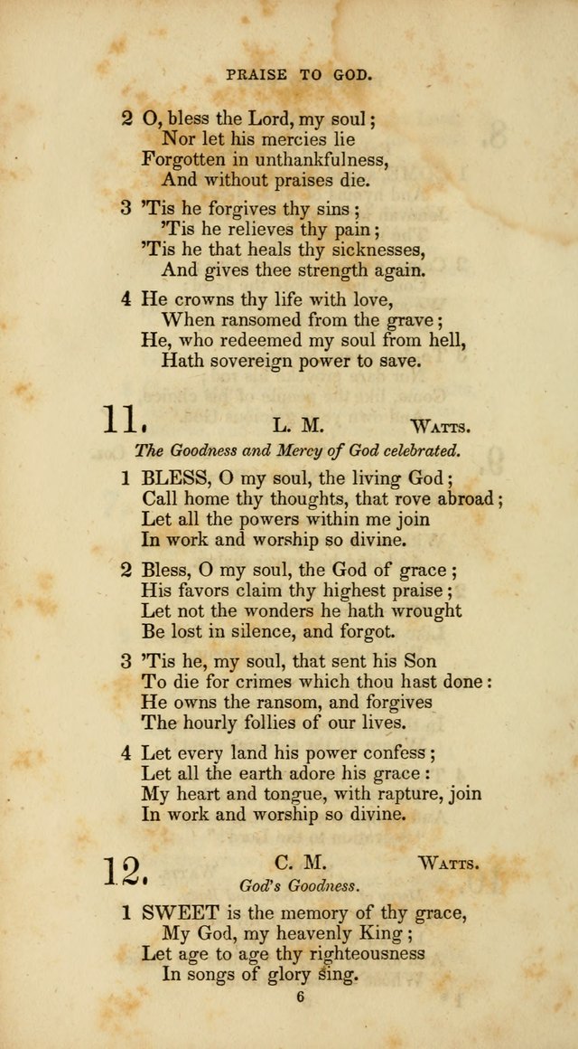 The Social Psalmist: a new selection of hymns for conference meetings and family worship page 6