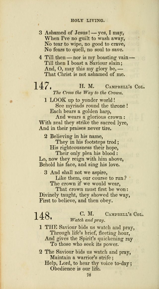 The Social Psalmist: a new selection of hymns for conference meetings and family worship page 78