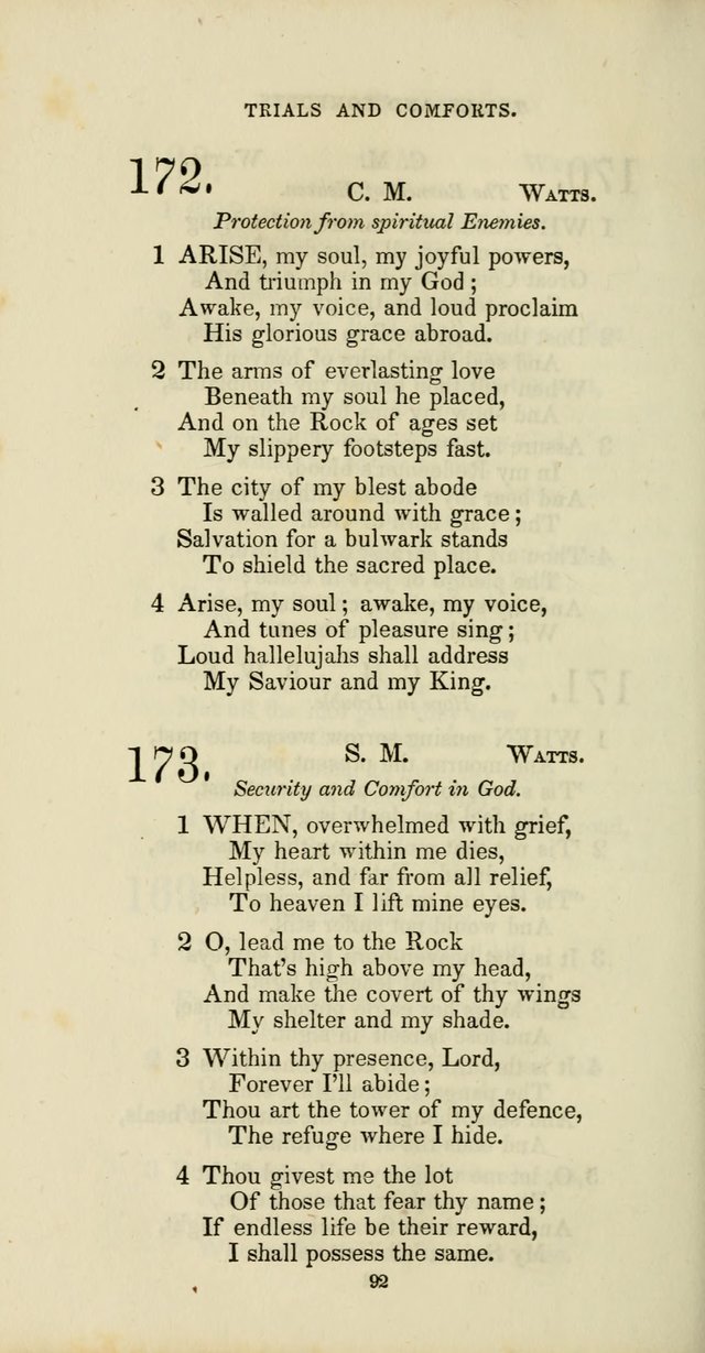 The Social Psalmist: a new selection of hymns for conference meetings and family worship page 92