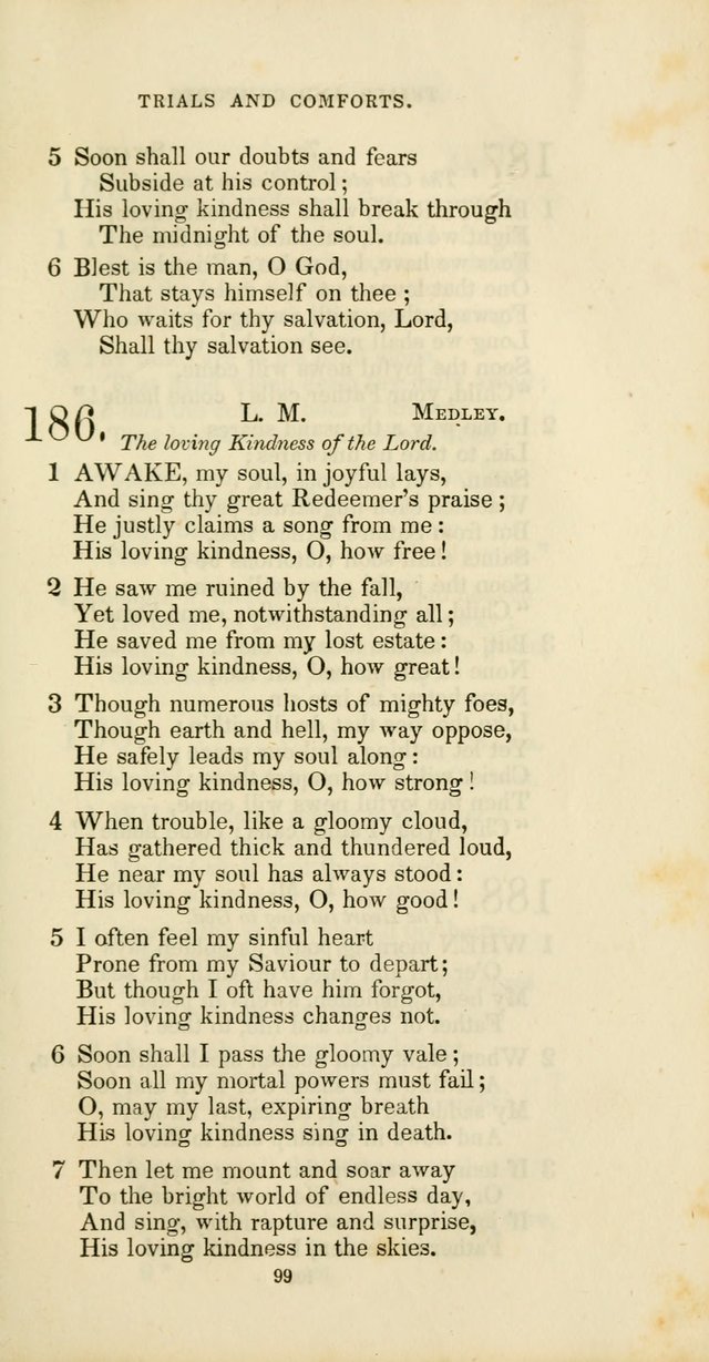 The Social Psalmist: a new selection of hymns for conference meetings and family worship page 99