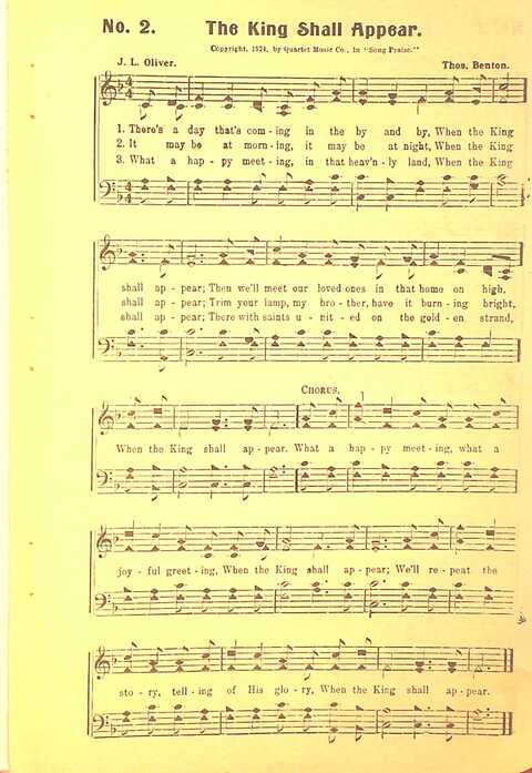 Song Praise: for Sunday school, revival and young people