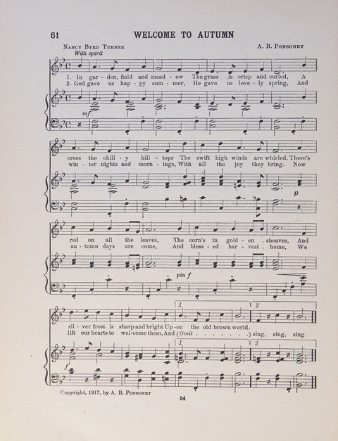 Song and Play for Children: for Sunday and weekday use page 54