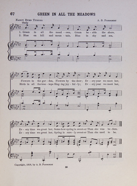 Song and Play for Children: for Sunday and weekday use page 59