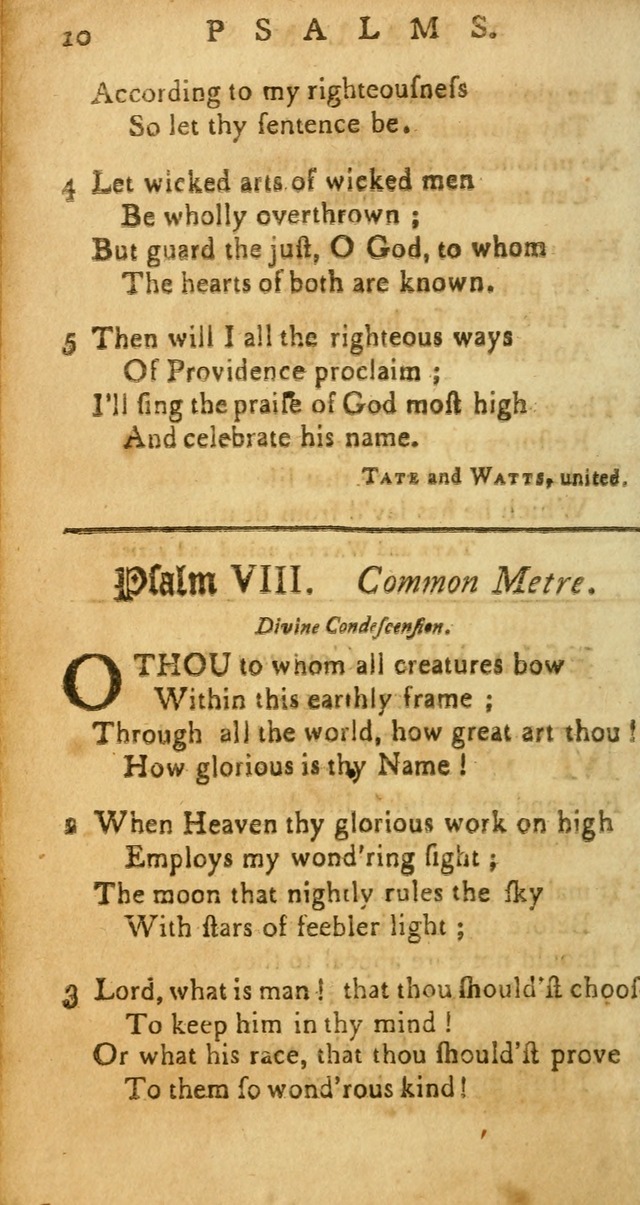 Sacred Poetry: consisting of psalms and hymns, adapted to Christian devotion, in public and private, selected from the best authors, with variations and additions page 10