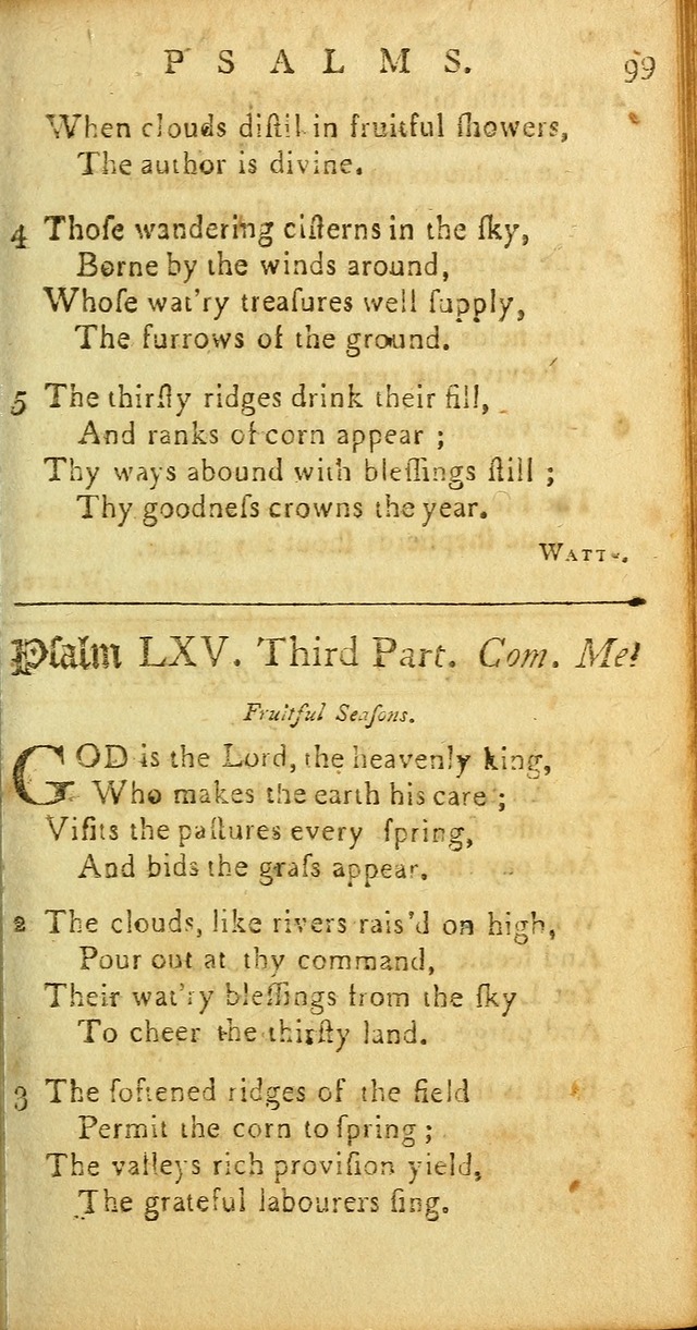 Sacred Poetry: consisting of psalms and hymns, adapted to Christian devotion, in public and private, selected from the best authors, with variations and additions page 101