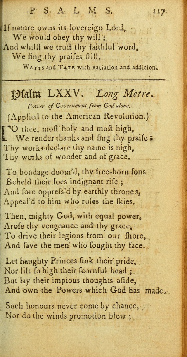 Sacred Poetry: consisting of psalms and hymns, adapted to Christian devotion, in public and private, selected from the best authors, with variations and additions page 119