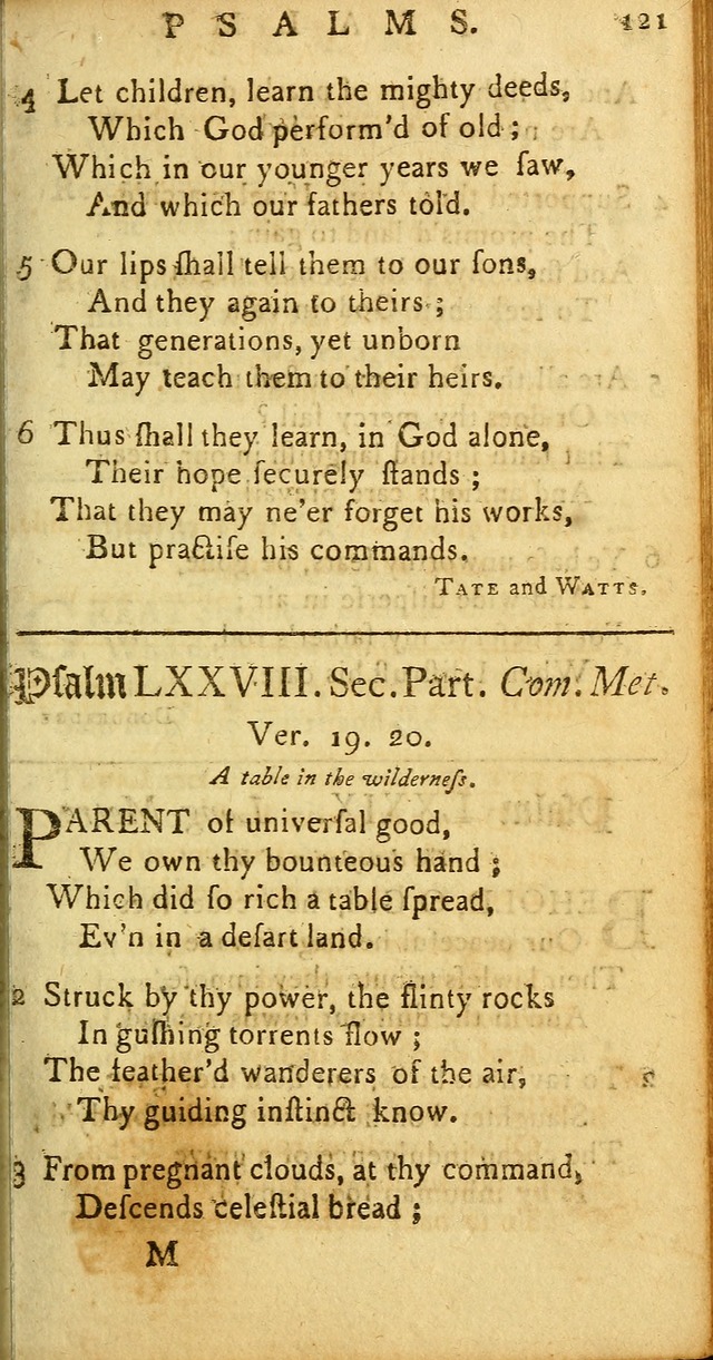 Sacred Poetry: consisting of psalms and hymns, adapted to Christian devotion, in public and private, selected from the best authors, with variations and additions page 123