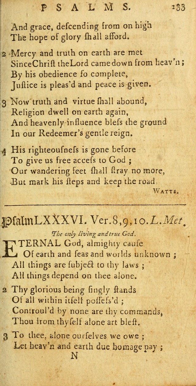 Sacred Poetry: consisting of psalms and hymns, adapted to Christian devotion, in public and private, selected from the best authors, with variations and additions page 137