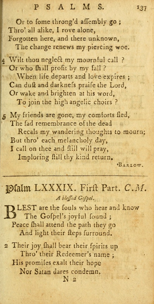 Sacred Poetry: consisting of psalms and hymns, adapted to Christian devotion, in public and private, selected from the best authors, with variations and additions page 141