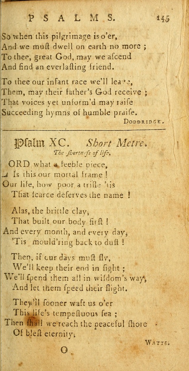 Sacred Poetry: consisting of psalms and hymns, adapted to Christian devotion, in public and private, selected from the best authors, with variations and additions page 149