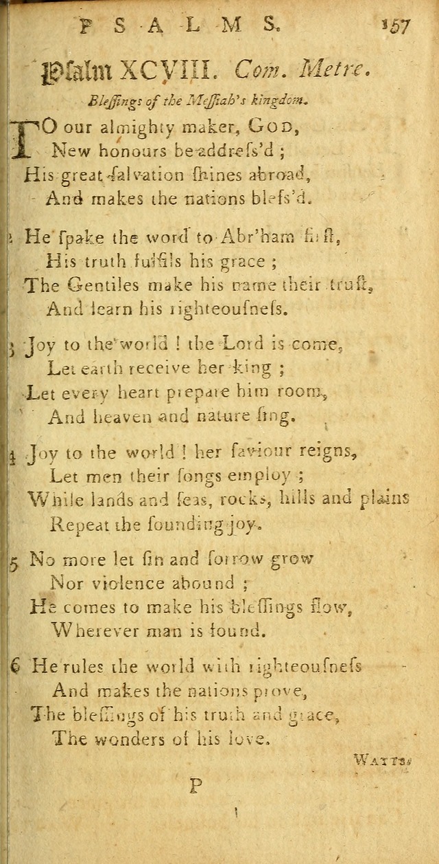 Sacred Poetry: consisting of psalms and hymns, adapted to Christian devotion, in public and private, selected from the best authors, with variations and additions page 161