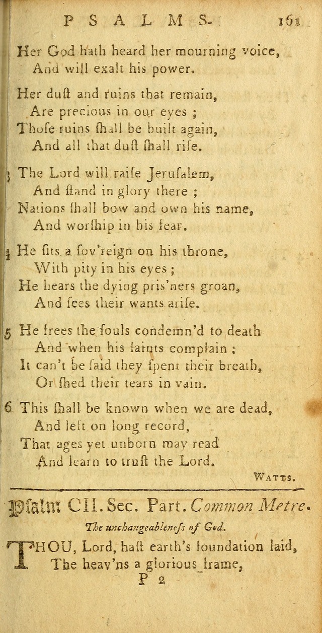 Sacred Poetry: consisting of psalms and hymns, adapted to Christian devotion, in public and private, selected from the best authors, with variations and additions page 165